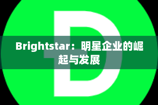 Brightstar：明星企业的崛起与发展