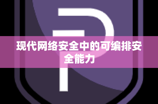 现代网络安全中的可编排安全能力