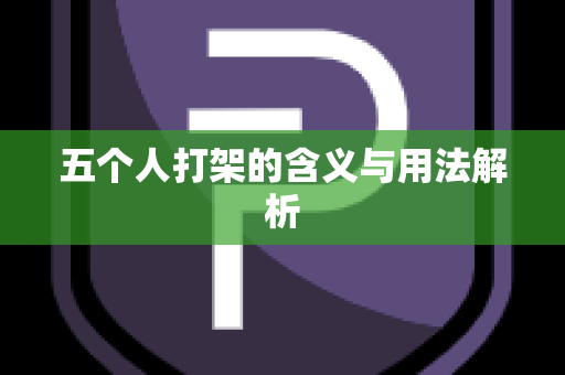 五个人打架的含义与用法解析