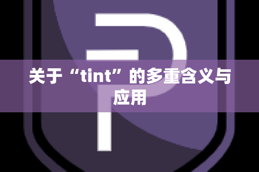 关于“tint”的多重含义与应用