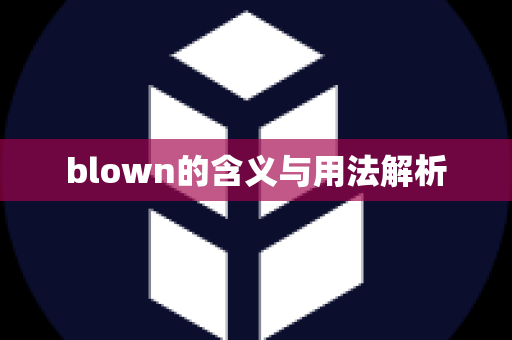 blown的含义与用法解析