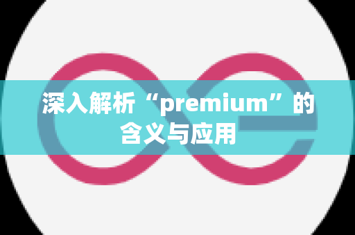 深入解析“premium”的含义与应用