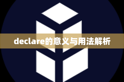 declare的意义与用法解析