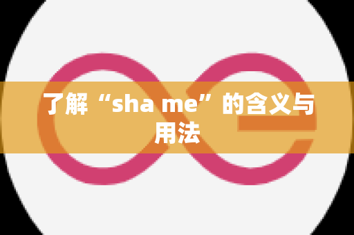 了解“sha me”的含义与用法