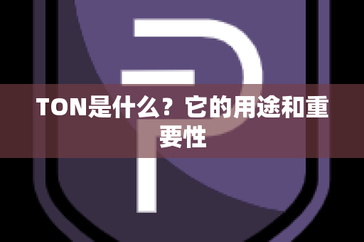 TON是什么？它的用途和重要性