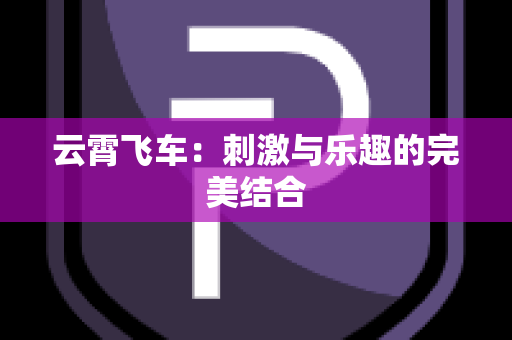 云霄飞车：刺激与乐趣的完美结合