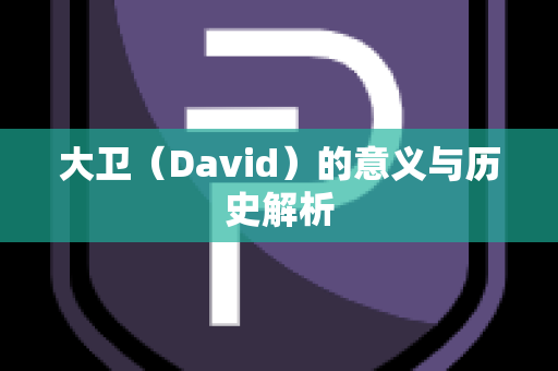 大卫（David）的意义与历史解析