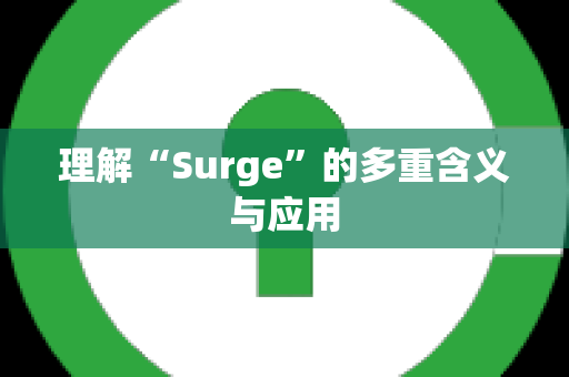 理解“Surge”的多重含义与应用