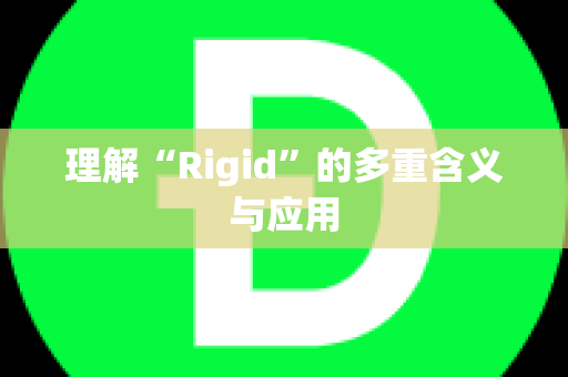 理解“Rigid”的多重含义与应用