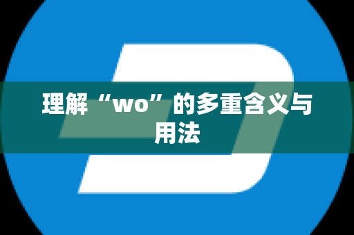 理解“wo”的多重含义与用法