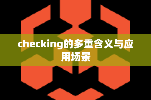 checking的多重含义与应用场景