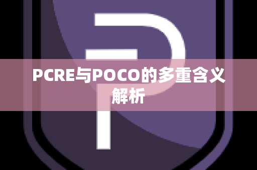 PCRE与POCO的多重含义解析