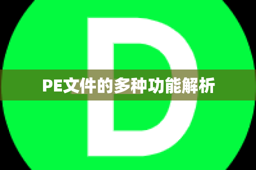 PE文件的多种功能解析