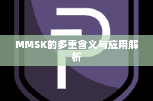 MMSK的多重含义与应用解析