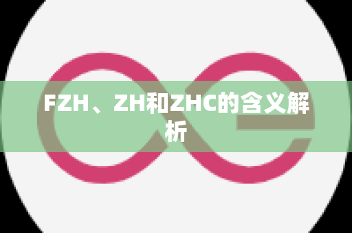 FZH、ZH和ZHC的含义解析