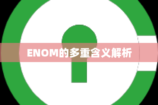 ENOM的多重含义解析