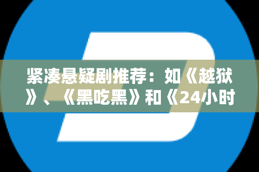 紧凑悬疑剧推荐：如《越狱》、《黑吃黑》和《24小时》的精彩剧集