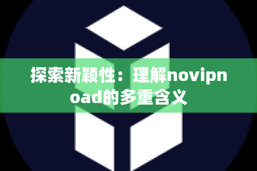 探索新颖性：理解novipnoad的多重含义