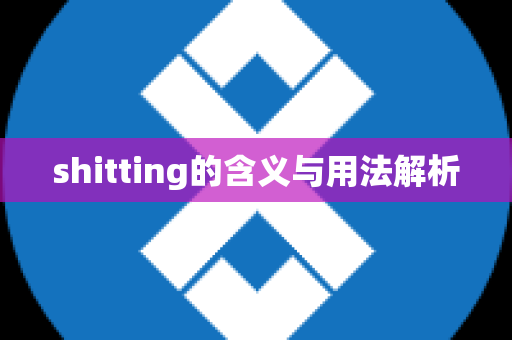 shitting的含义与用法解析