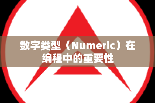 数字类型（Numeric）在编程中的重要性