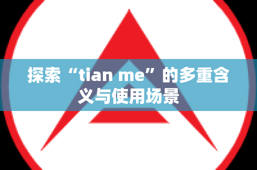 探索“tian me”的多重含义与使用场景