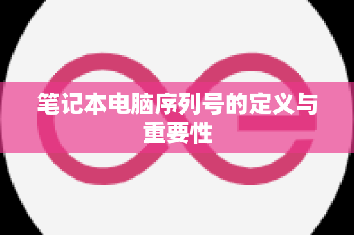 笔记本电脑序列号的定义与重要性