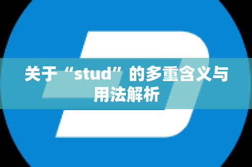 关于“stud”的多重含义与用法解析