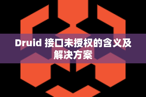 Druid 接口未授权的含义及解决方案