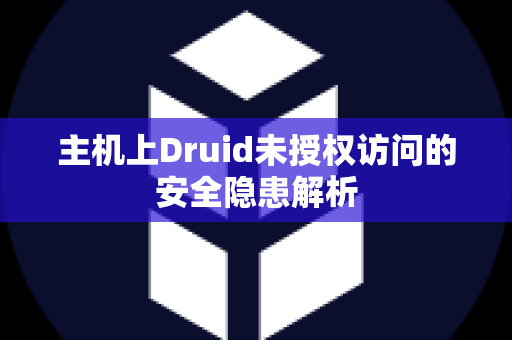 主机上Druid未授权访问的安全隐患解析