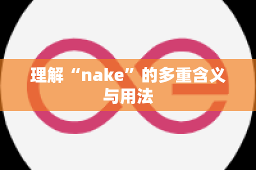 理解“nake”的多重含义与用法