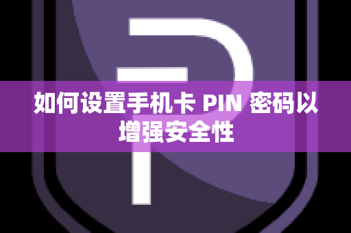 如何设置手机卡 PIN 密码以增强安全性