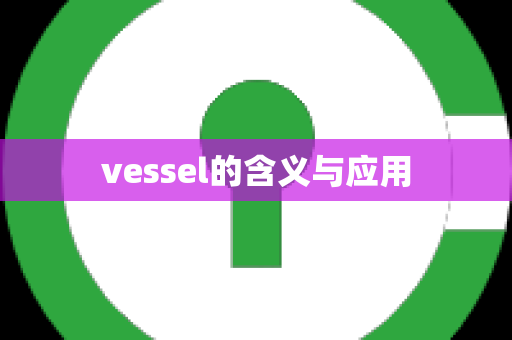 vessel的含义与应用